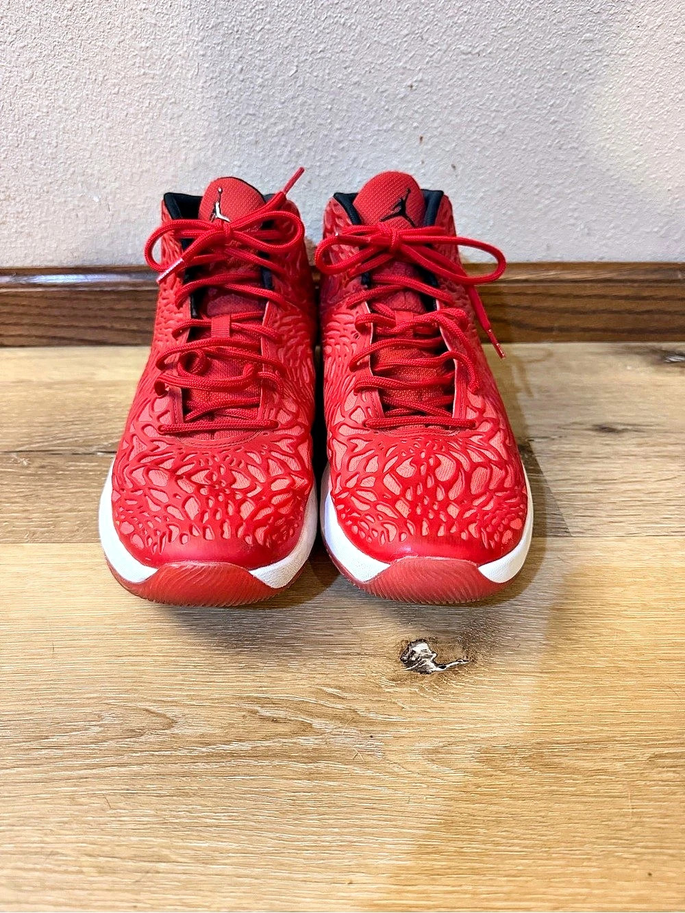 Jordan Melo M11 University Red & White US 12 Athletic Shoes